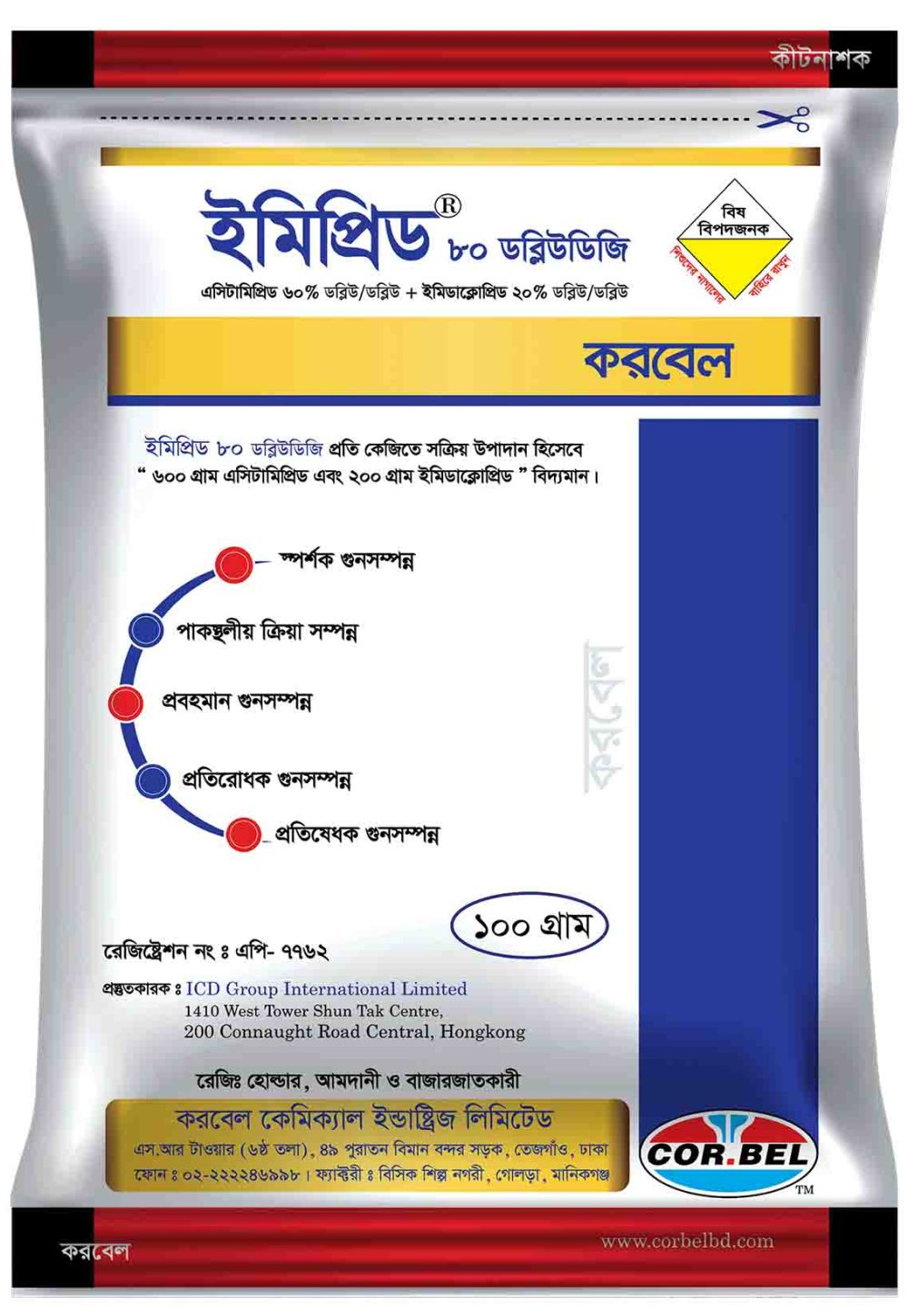 ইমিপ্রিড ৮০ ডব্লিউডিজি  / Imiprid 80WDG